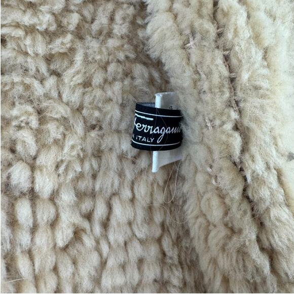 Ferragamo Shearling Ruffle Jacket - Picture 9 of 13